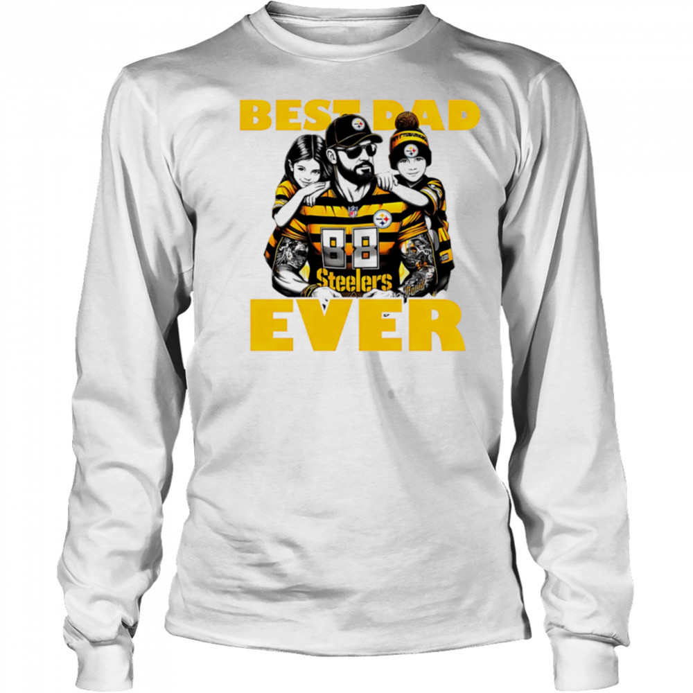Pittsburgh Steelers Best Dad Ever shirt Long Sleeved