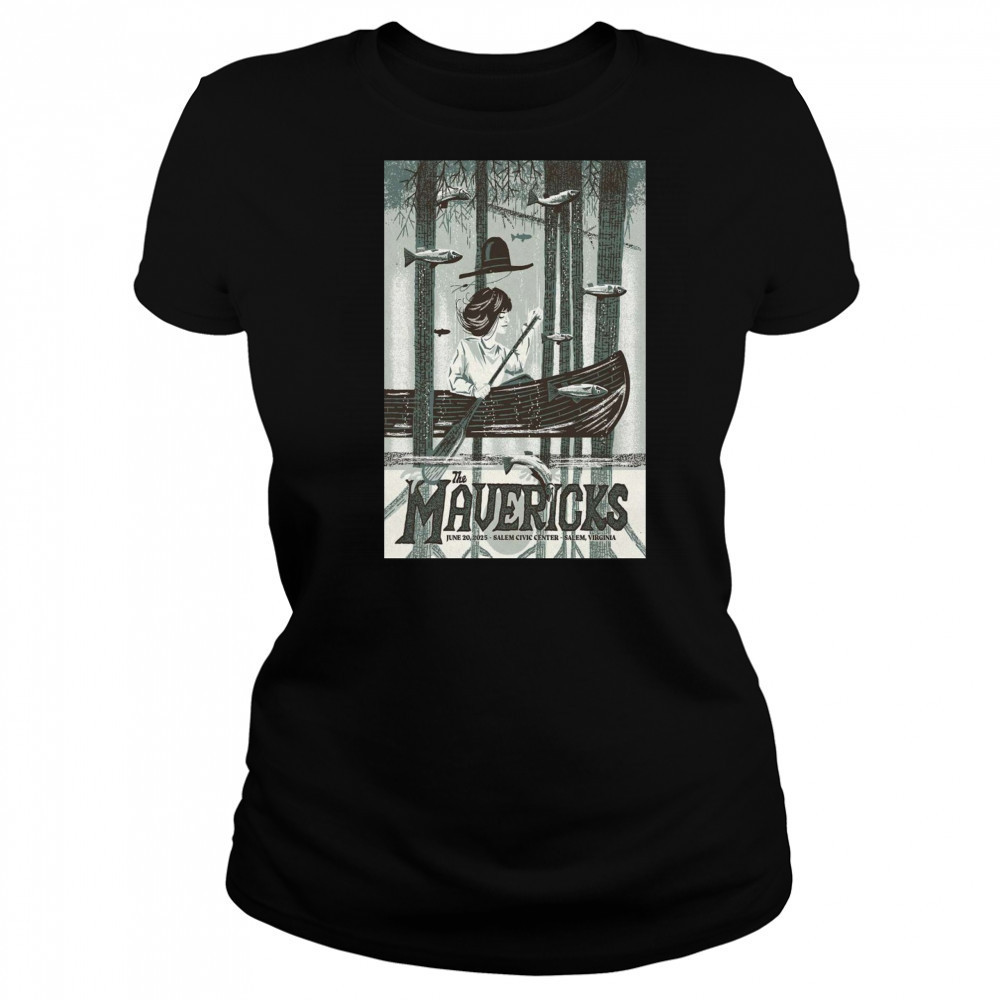 The Mavericks June 20 2025 Salem Civic Center Salem VA Tour Poster T-Shirt Women's T-shirt