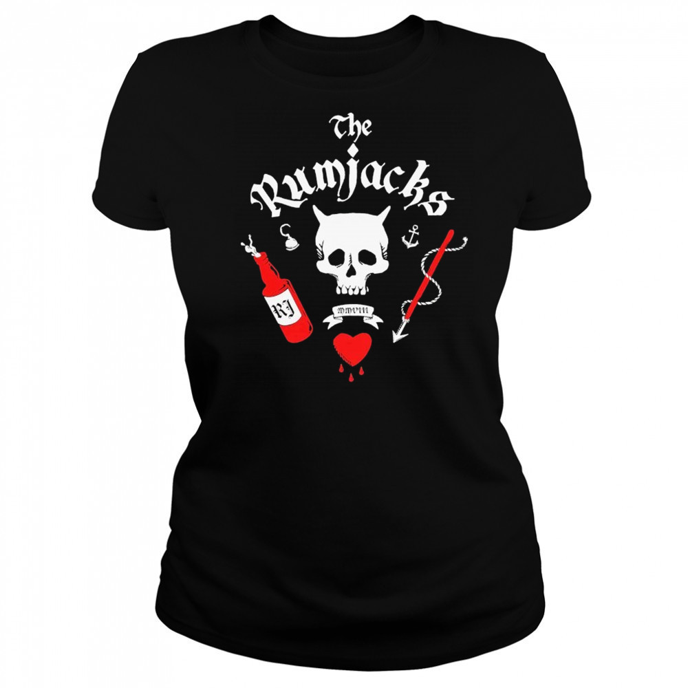 The Rumjacks Blackbeard Skull T-shirt Women's T-shirt