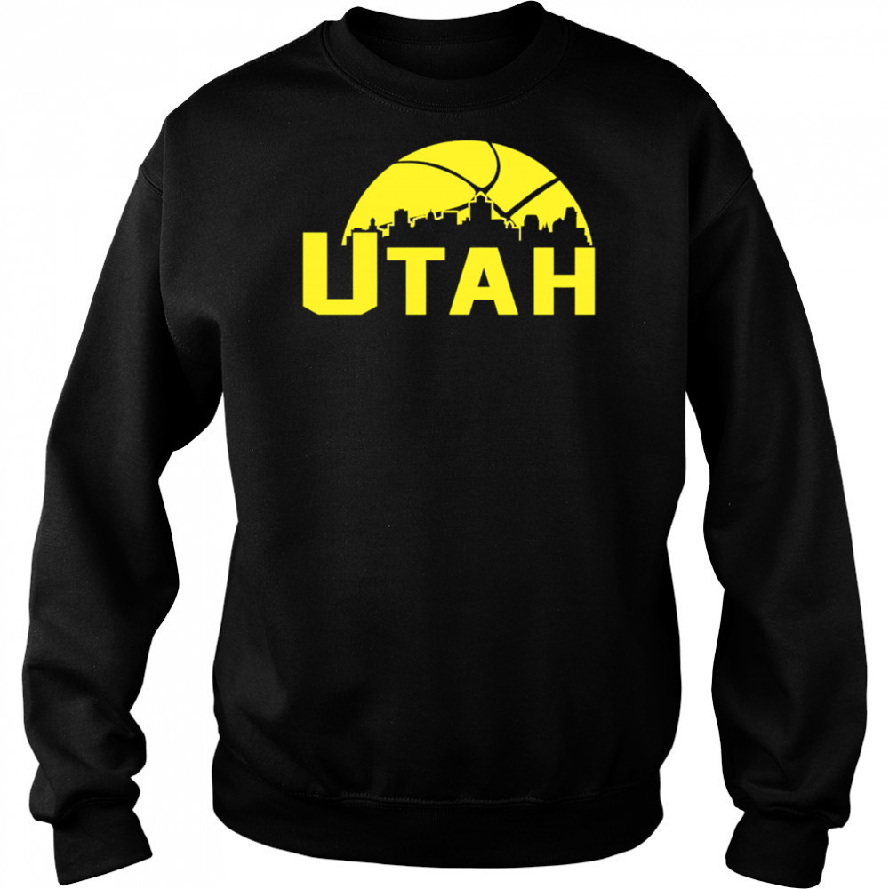 Utah Jazz Cityscape Skyline style 2025 shirt Sweatshirt