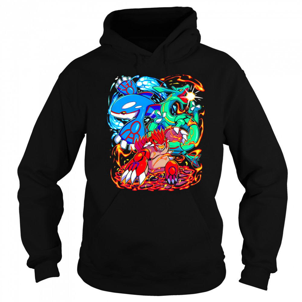 Weather Trio Pokemon graphic shirt Hoodie