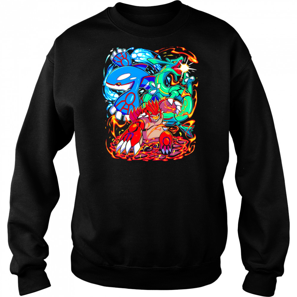Weather Trio Pokemon graphic shirt Sweatshirt