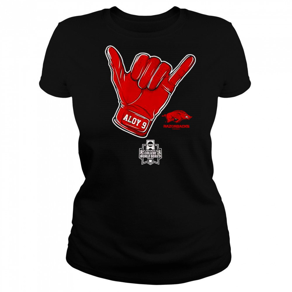 Wehiwa Aloy CWS Shaka Arkansas baseball shirt Women's T-shirt