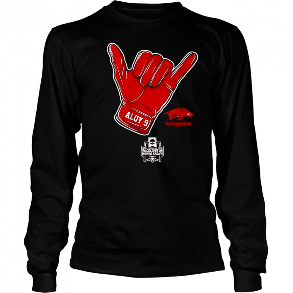 Wehiwa Aloy CWS Shaka Arkansas baseball shirt Long Sleeved