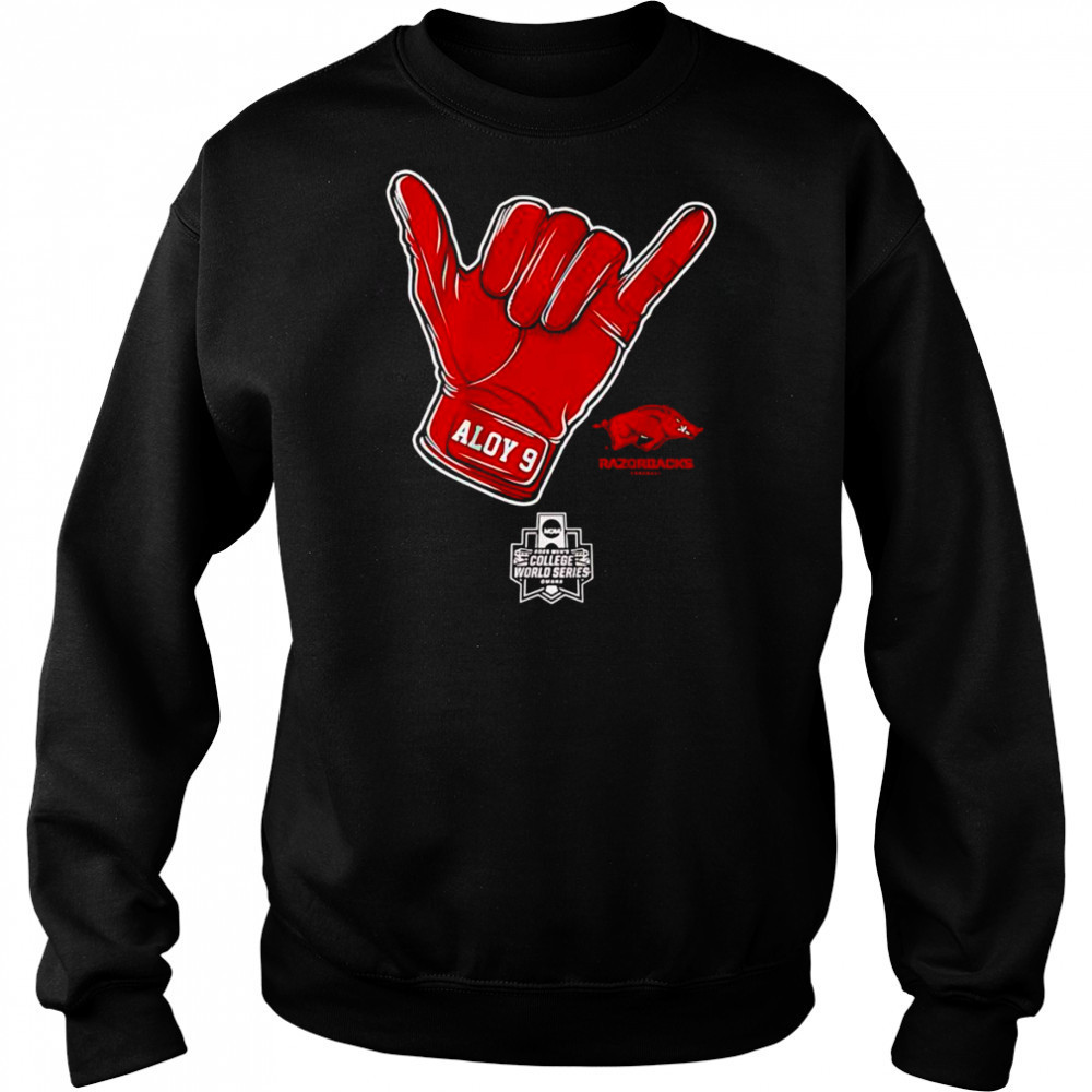 Wehiwa Aloy CWS Shaka Arkansas baseball shirt Sweatshirt