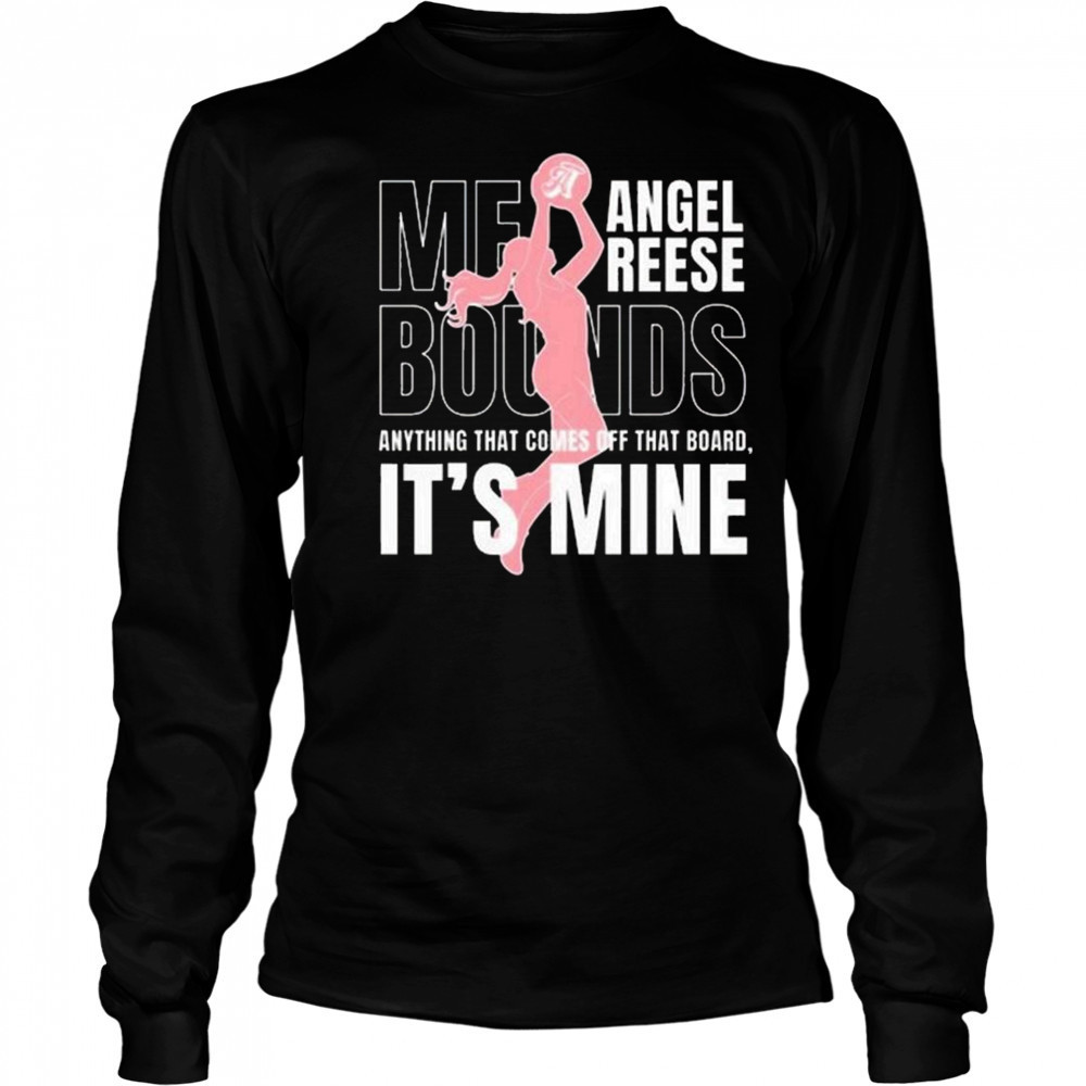 Angel Reese Mebounds Silhouette Shirt Long Sleeved