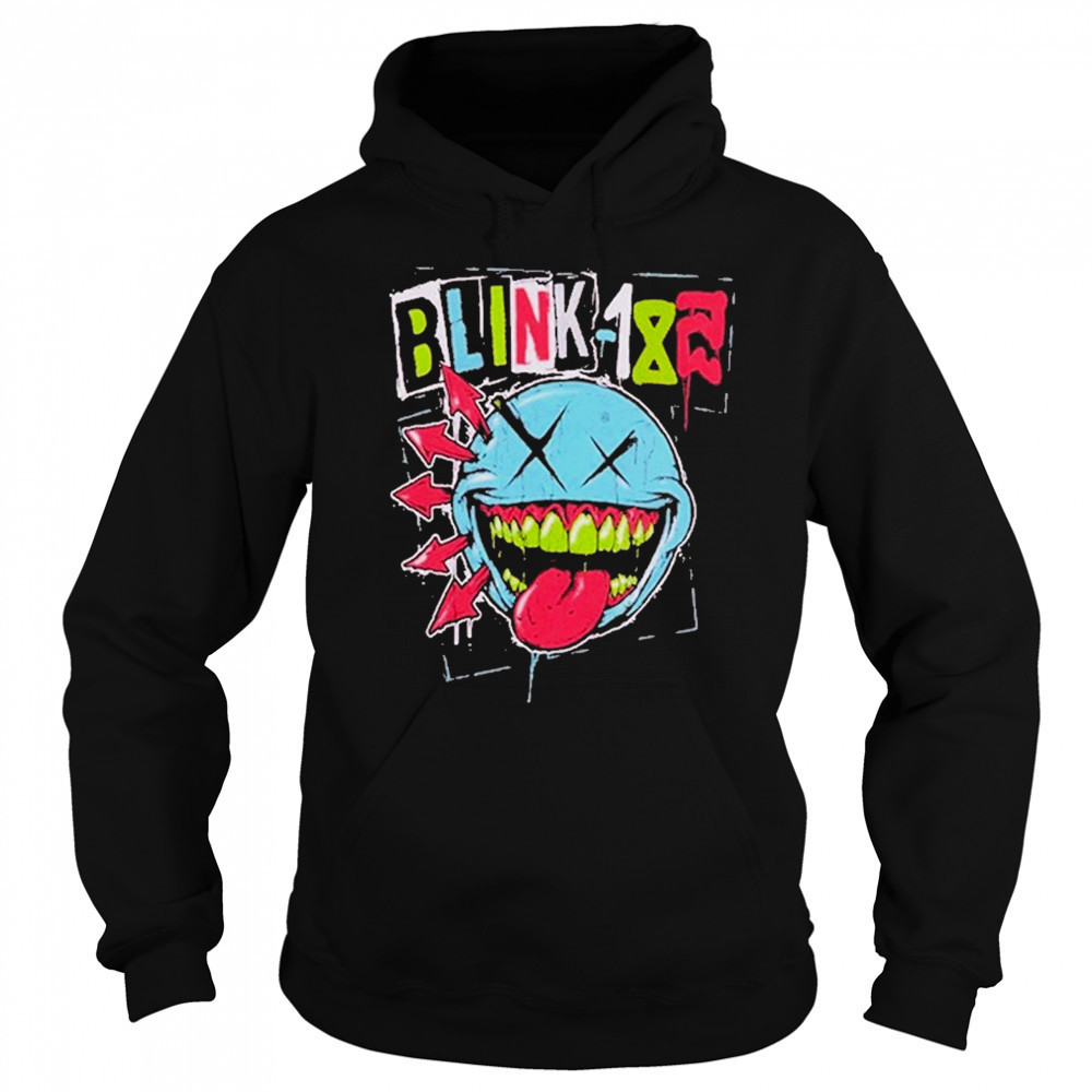 Blink-182 Apparel Green Teeth Smile Logo T-Shirt Hoodie