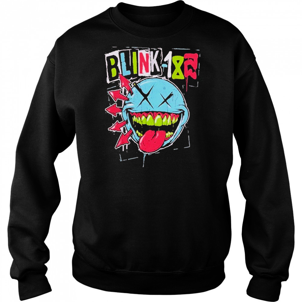 Blink-182 Apparel Green Teeth Smile Logo T-Shirt Sweatshirt