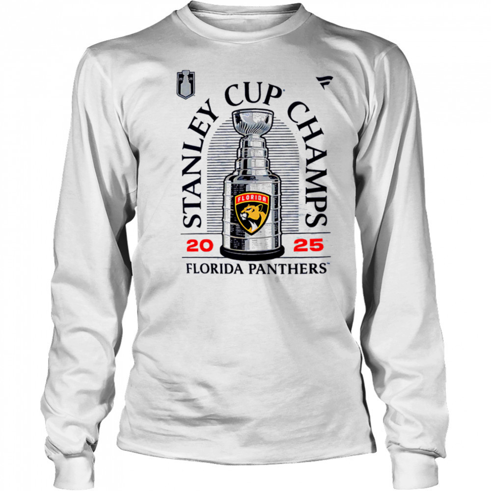 Florida Panthers Fanatics 2025 Stanley Cup Champions Locker Room shirt Long Sleeved