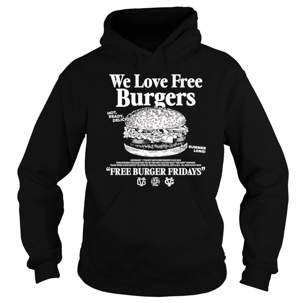 Free Burger Friday Premium shirt Hoodie