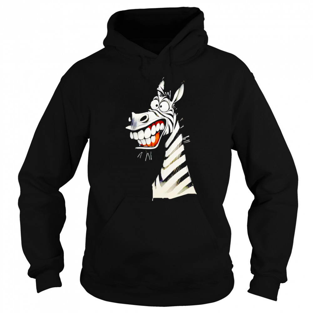 Funny Zebra Graphic cartoon shirt Hoodie