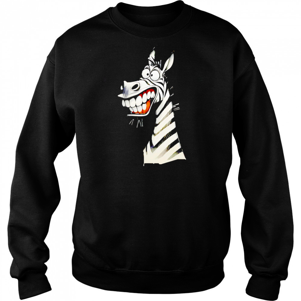 Funny Zebra Graphic cartoon shirt Sweatshirt