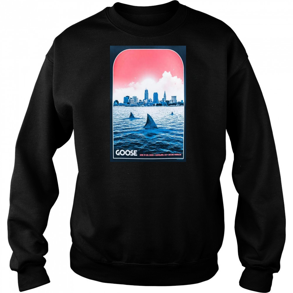 Goose Band Jacobs Pavilion June 19-20 2025 Tour Poster T-Shirt Sweatshirt