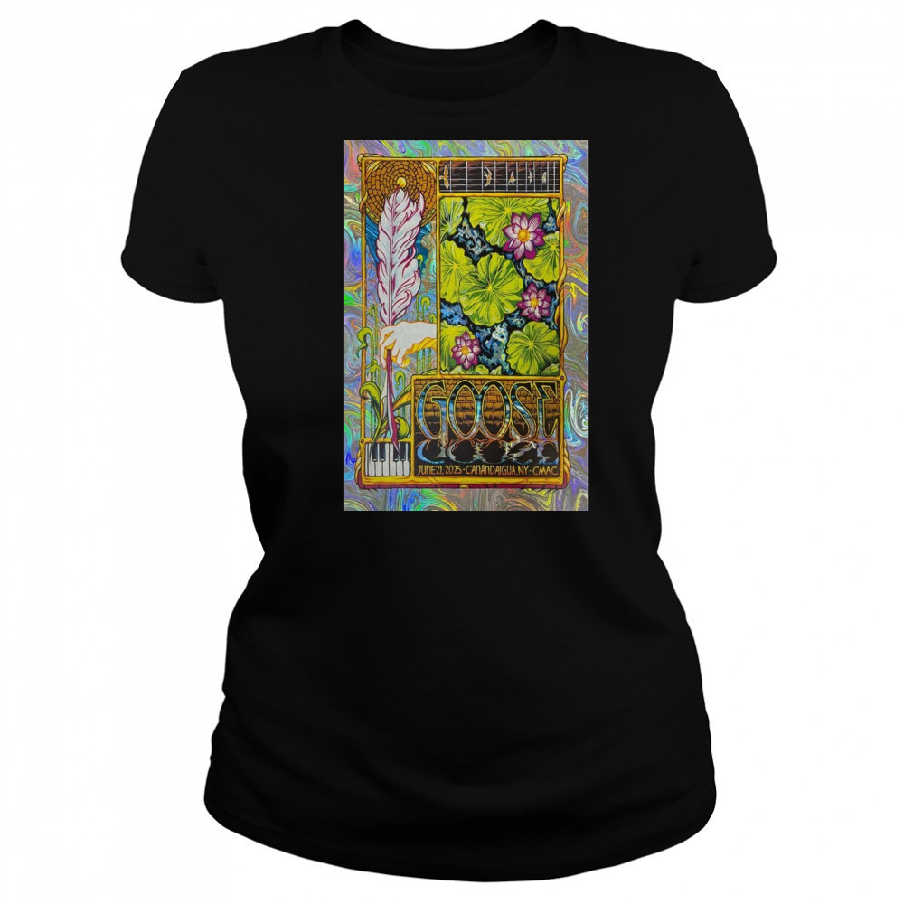 Goose June 21 2025 Canandaigua NY Poster CMAC T-Shirt Women's T-shirt