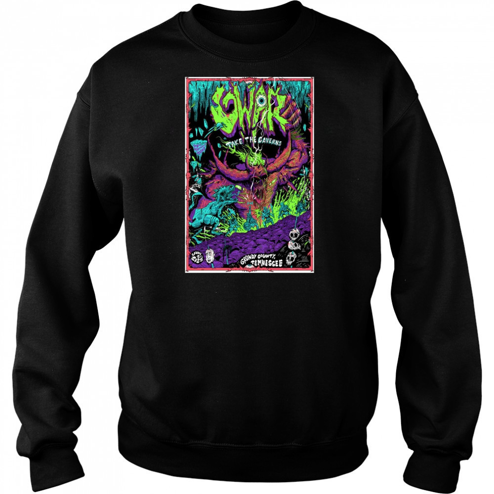 GWAR The Caverns June 21 2025 Poster T-Shirt Sweatshirt