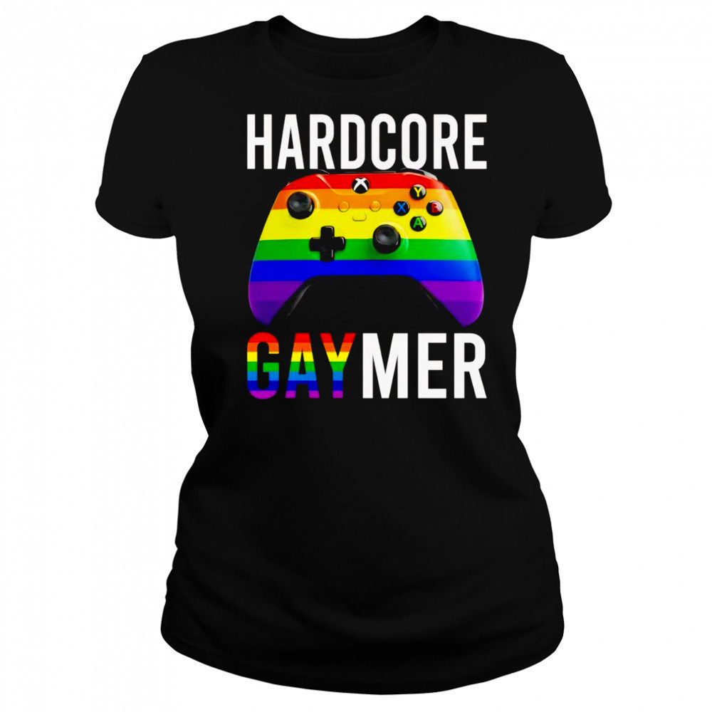 Hardcore gaymer LGBT shirt Women's T-shirt