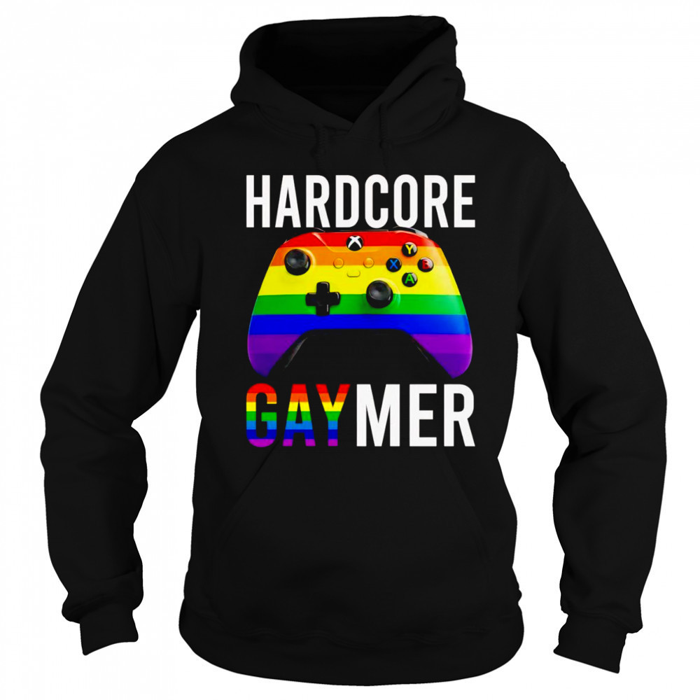 Hardcore gaymer LGBT shirt Hoodie