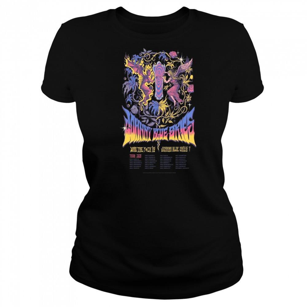 Johnny Blue Skies Who The Fuck Is Show 2025 Poster T-Shirt Women's T-shirt