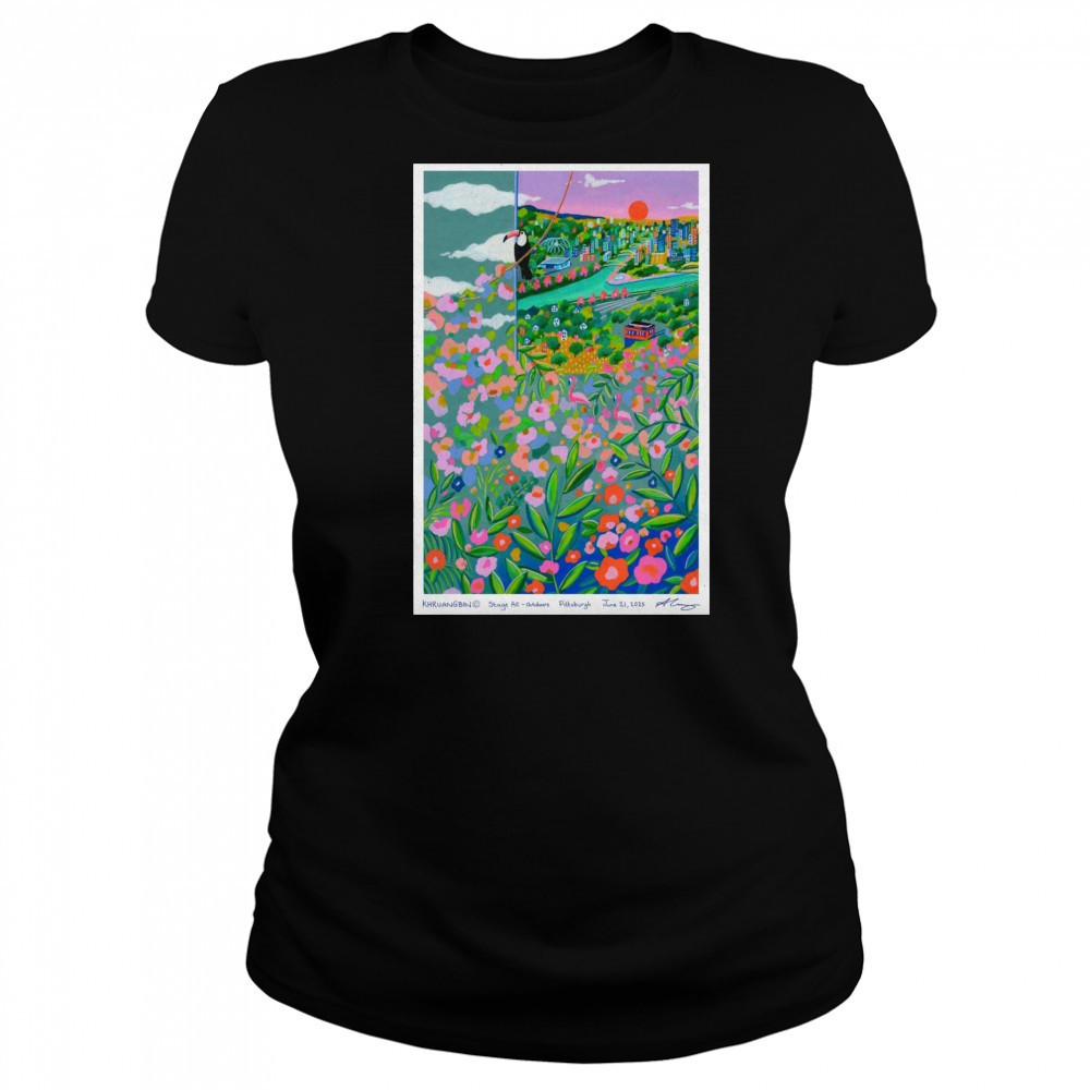 Khruangbin Stage AE Pittsburgh June 21 2025 Poster T-Shirt Women's T-shirt
