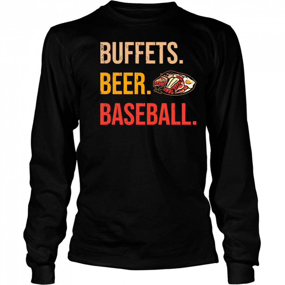 Las Vegas Belly Busters Buffets Beer Baseball shirt Long Sleeved