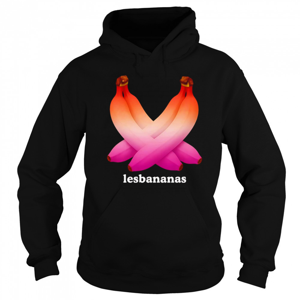Lesbananas graphic shirt Hoodie