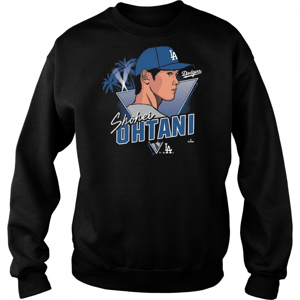 Los Angeles Dodgers Shohei Ohtani Player Caricature Franklin 2025 Shirt Sweatshirt