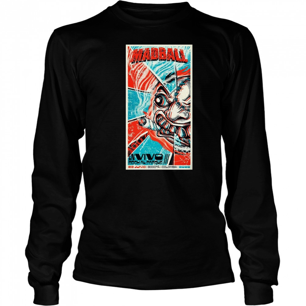 Madball NYHC June 23 2025 En Vivo Rock AL Parque In Bogota Colombia Poster T-Shirt Long Sleeved