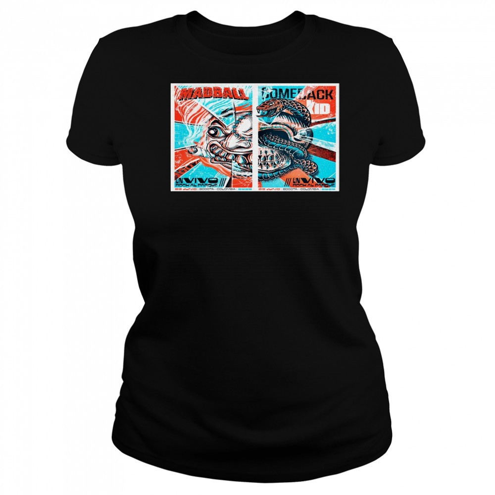 Madball NYHC X Comeback Kid Bogota Colombia 6-23-2025 Poster T-Shirt Women's T-shirt
