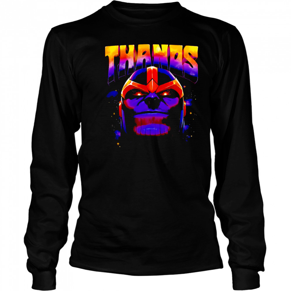 Marvel Thanos Face shirt Long Sleeved