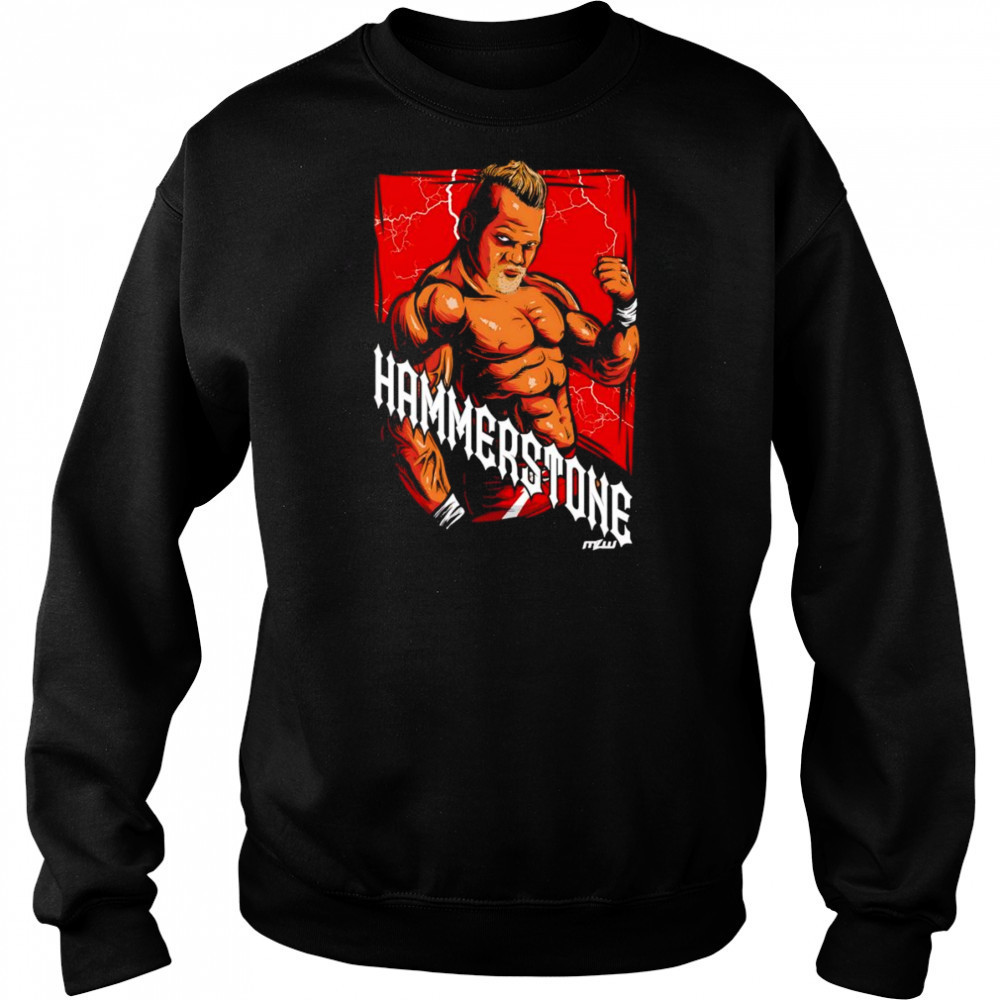 MLW Hammerstone flexing shirt Sweatshirt