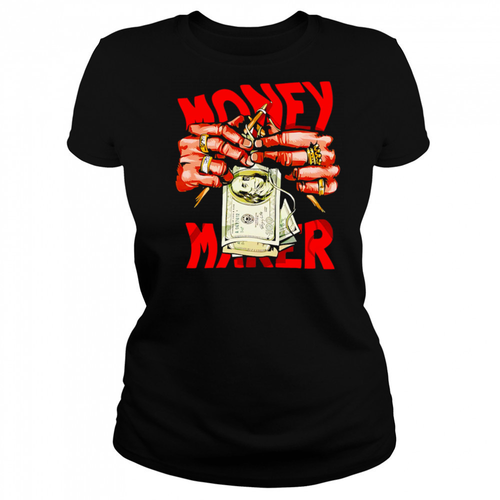 Money Maker Graphic knit shirt Women's T-shirt