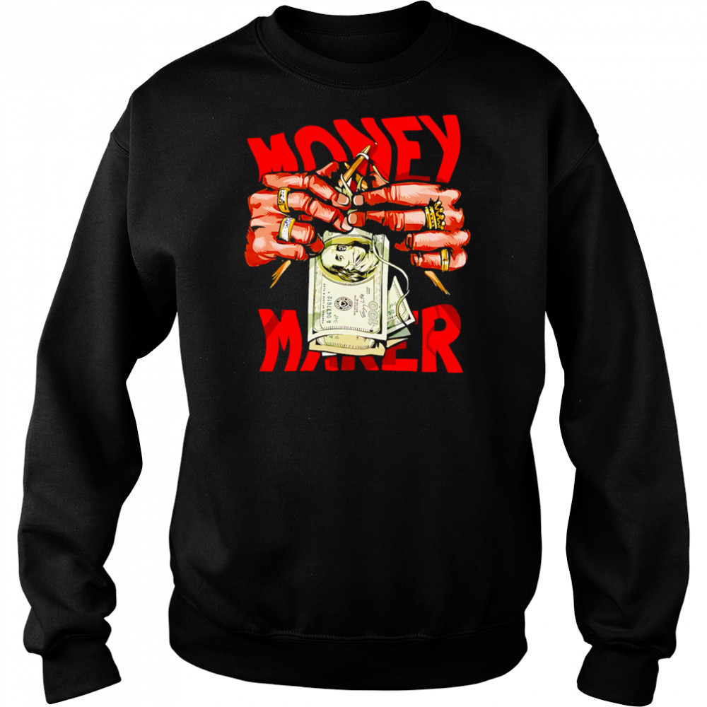 Money Maker Graphic knit shirt Sweatshirt