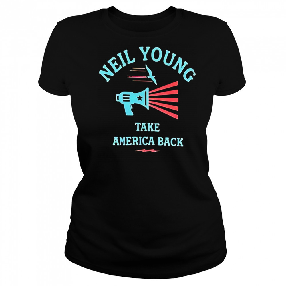 Neil Young take America back shirt Women's T-shirt