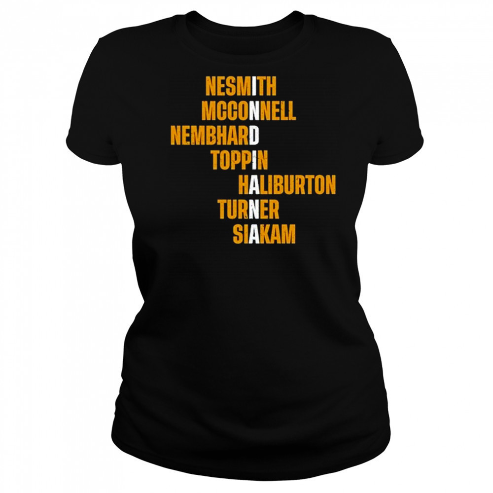 Nesmith Mcconnell Nembhard Toppin Haliburton Turner Siakam T-Shirt Women's T-shirt