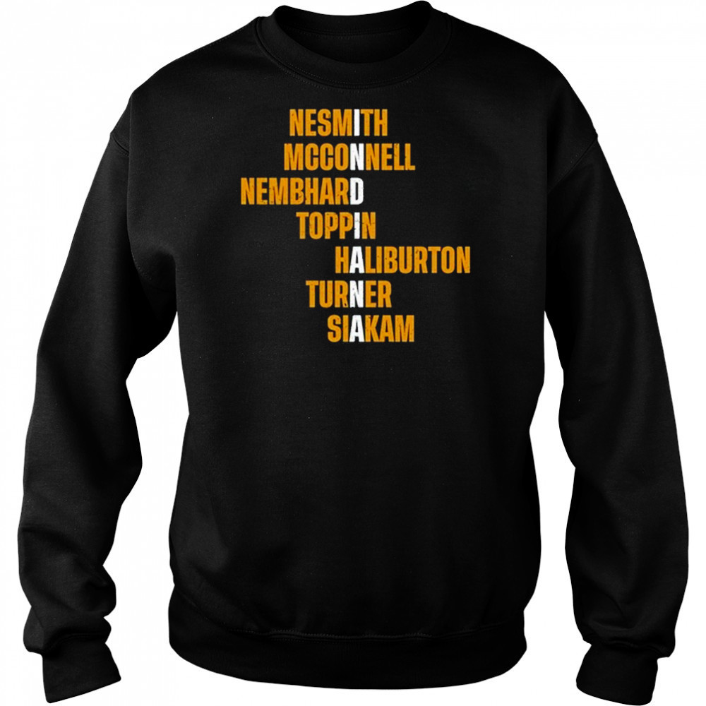 Nesmith Mcconnell Nembhard Toppin Haliburton Turner Siakam T-Shirt Sweatshirt