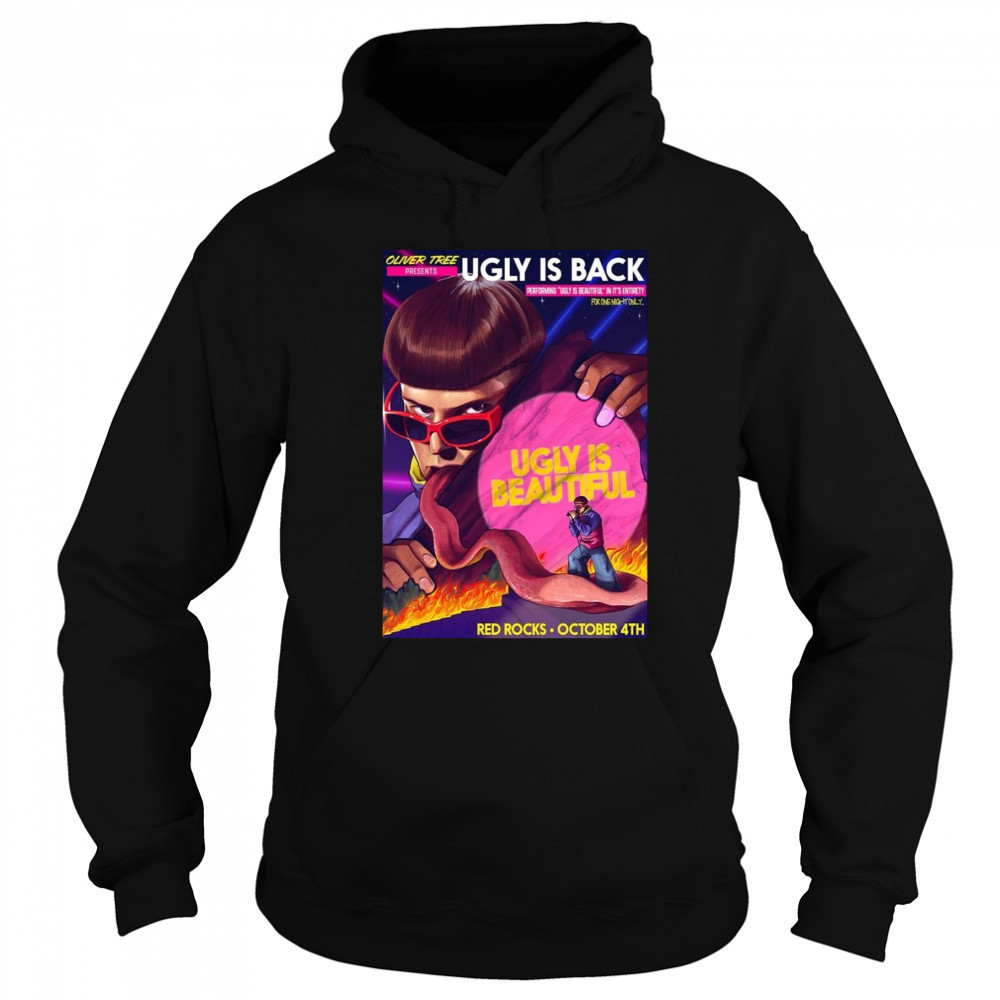 Oliver Tree Red Rocks Oct 4 2025 Poster T-Shirt Hoodie