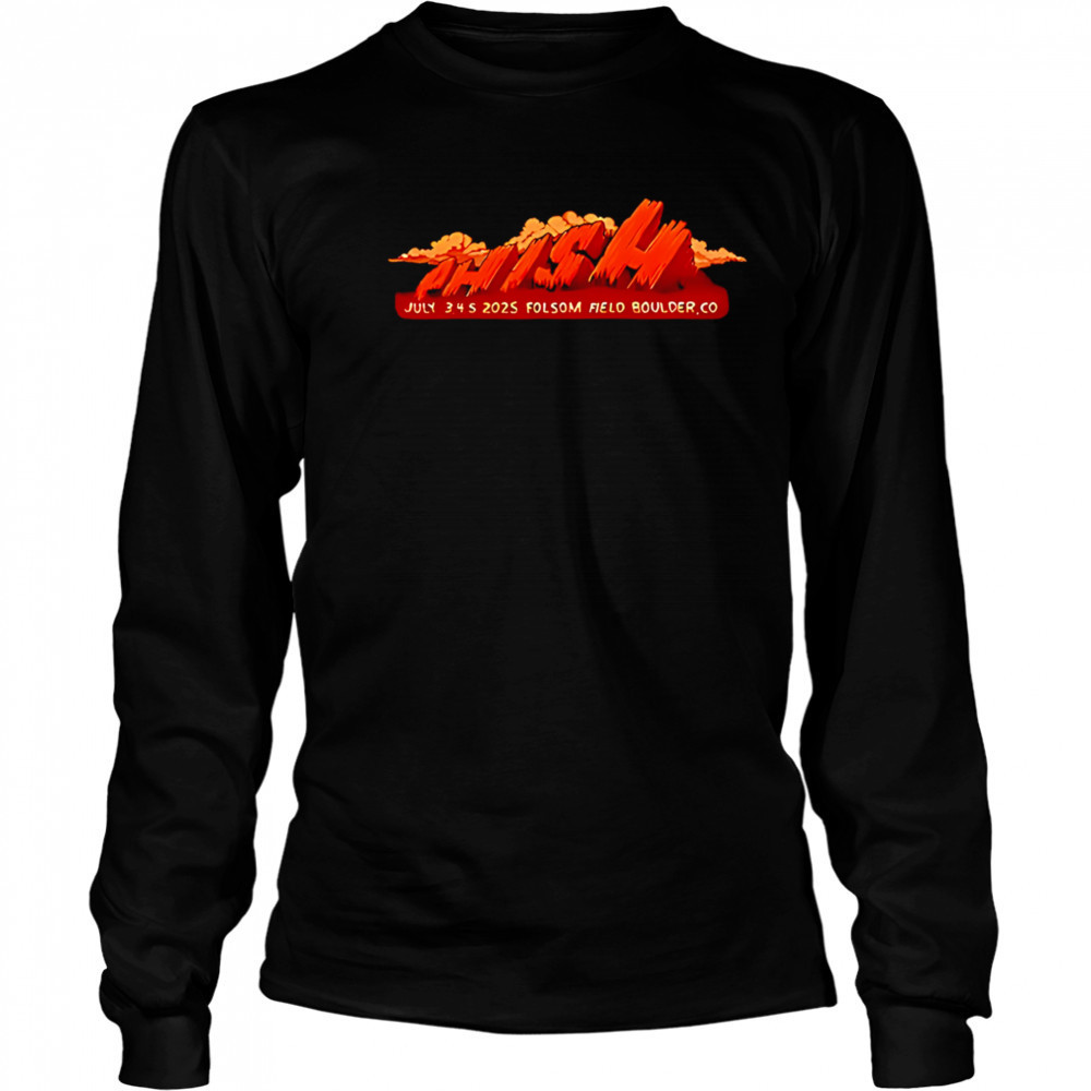 Phish Boulder shirt Long Sleeved