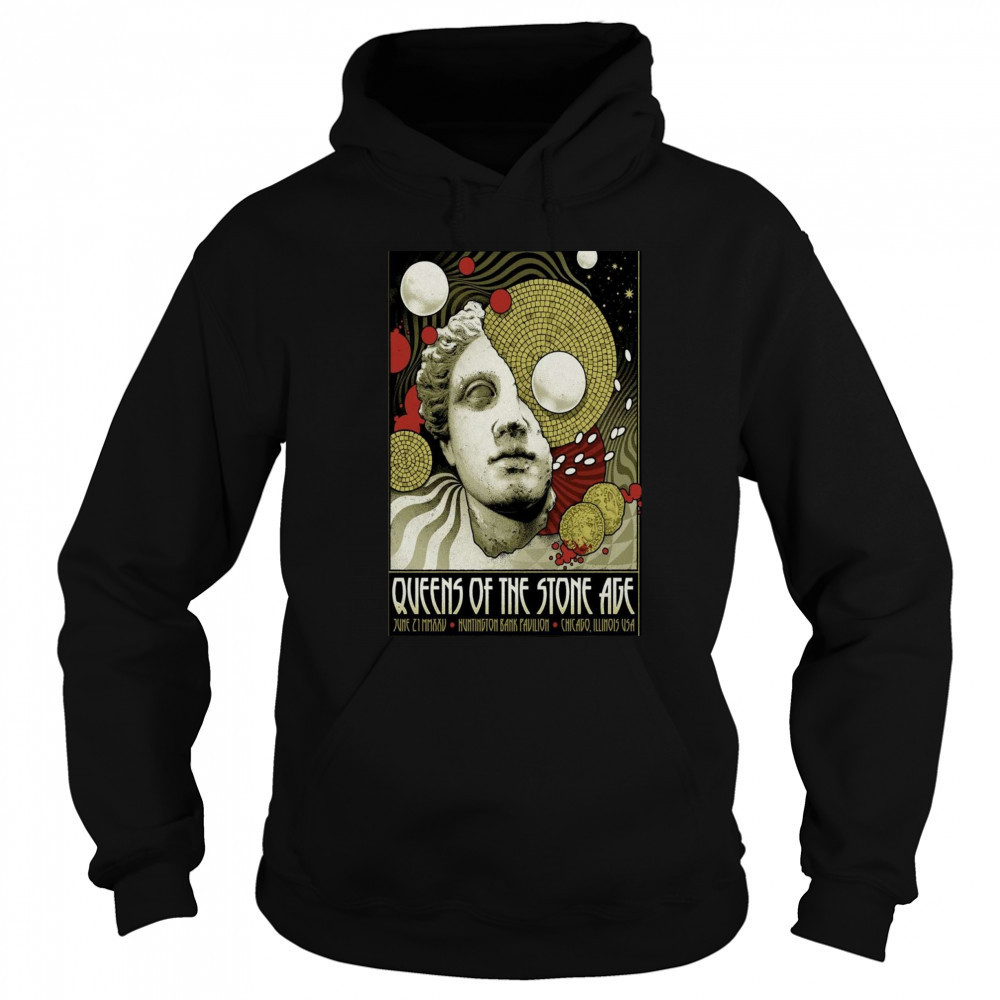 Queens of the Stone Age June 21 2025 Chicago IL Poster T-Shirt Hoodie