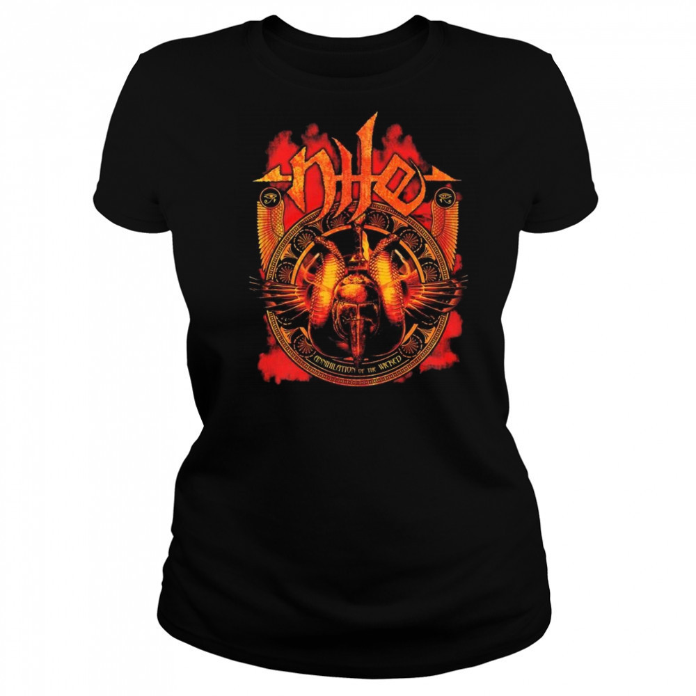 Relapse Records Nile Annihilation Of The Wicked Shirt Women's T-shirt