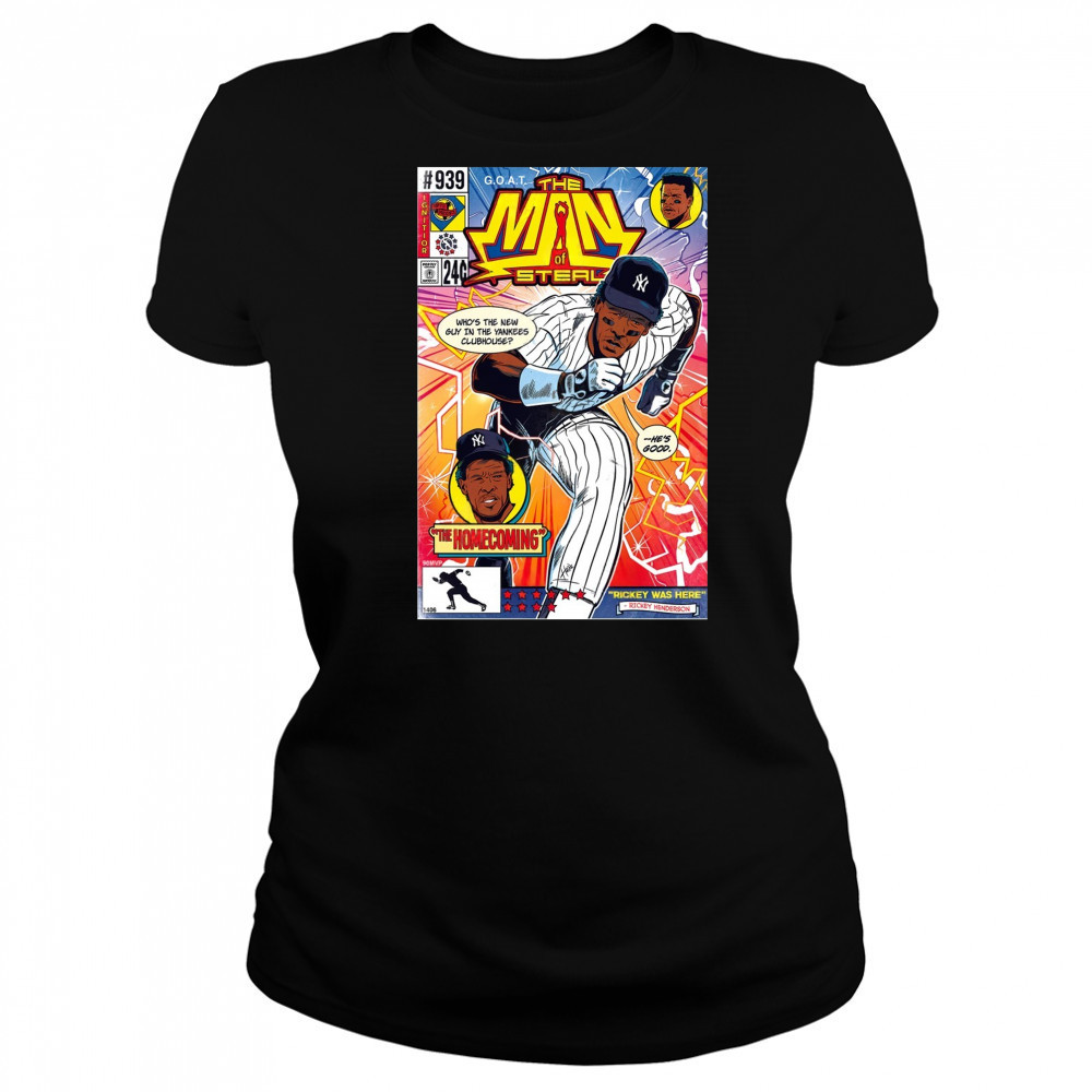 Rickey Henderson Poster 2025 The Man Of Steal Pop Fly T-Shirt Women's T-shirt
