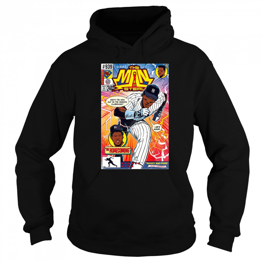 Rickey Henderson Poster 2025 The Man Of Steal Pop Fly T-Shirt Hoodie