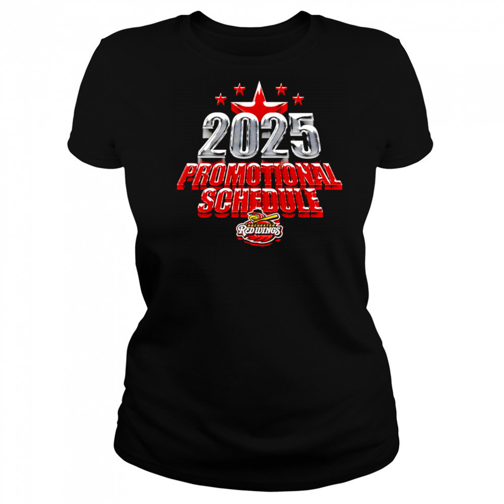 Rochester Red Wings 2025 promotional schedule shirt Women's T-shirt