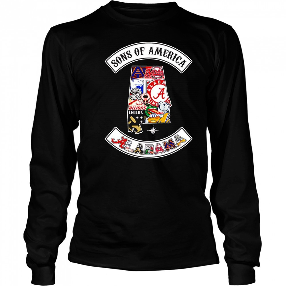 Sons of America Alabama sports shirt Long Sleeved