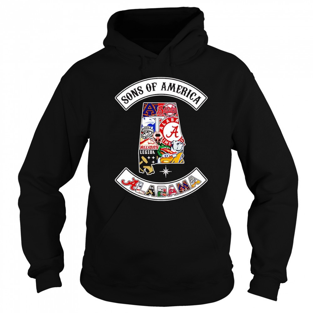 Sons of America Alabama sports shirt Hoodie