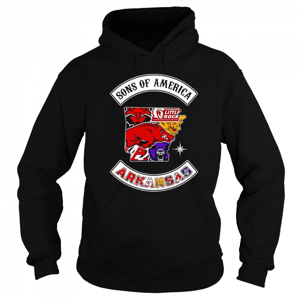 Sons of America Arkansas sports shirt Hoodie