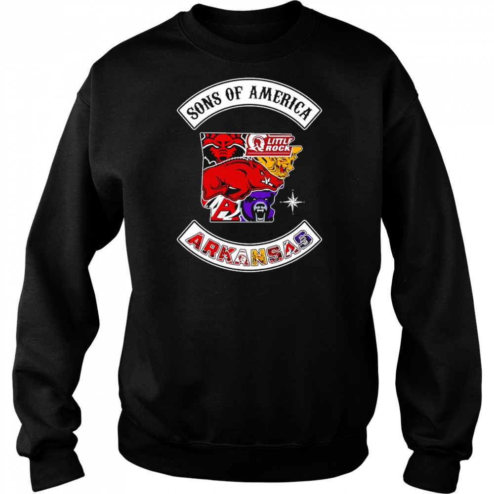 Sons of America Arkansas sports shirt Sweatshirt