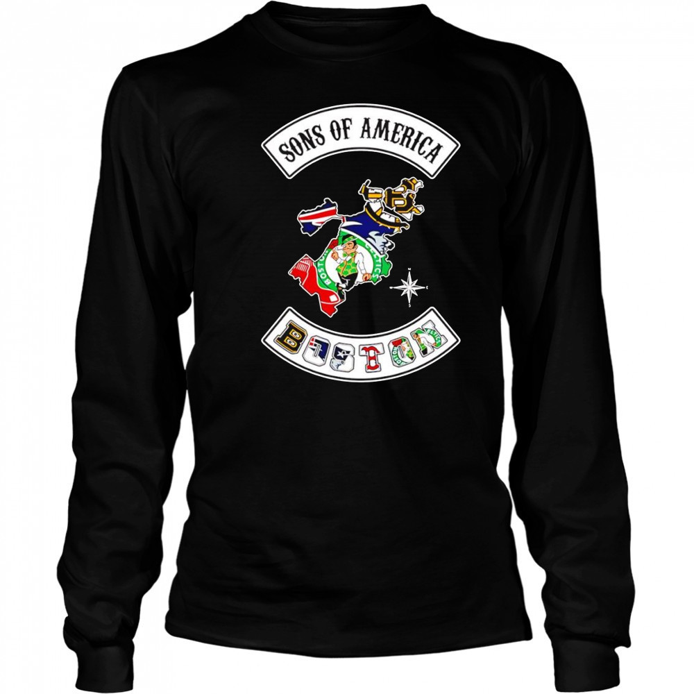 Sons of America Boston sports shirt Long Sleeved