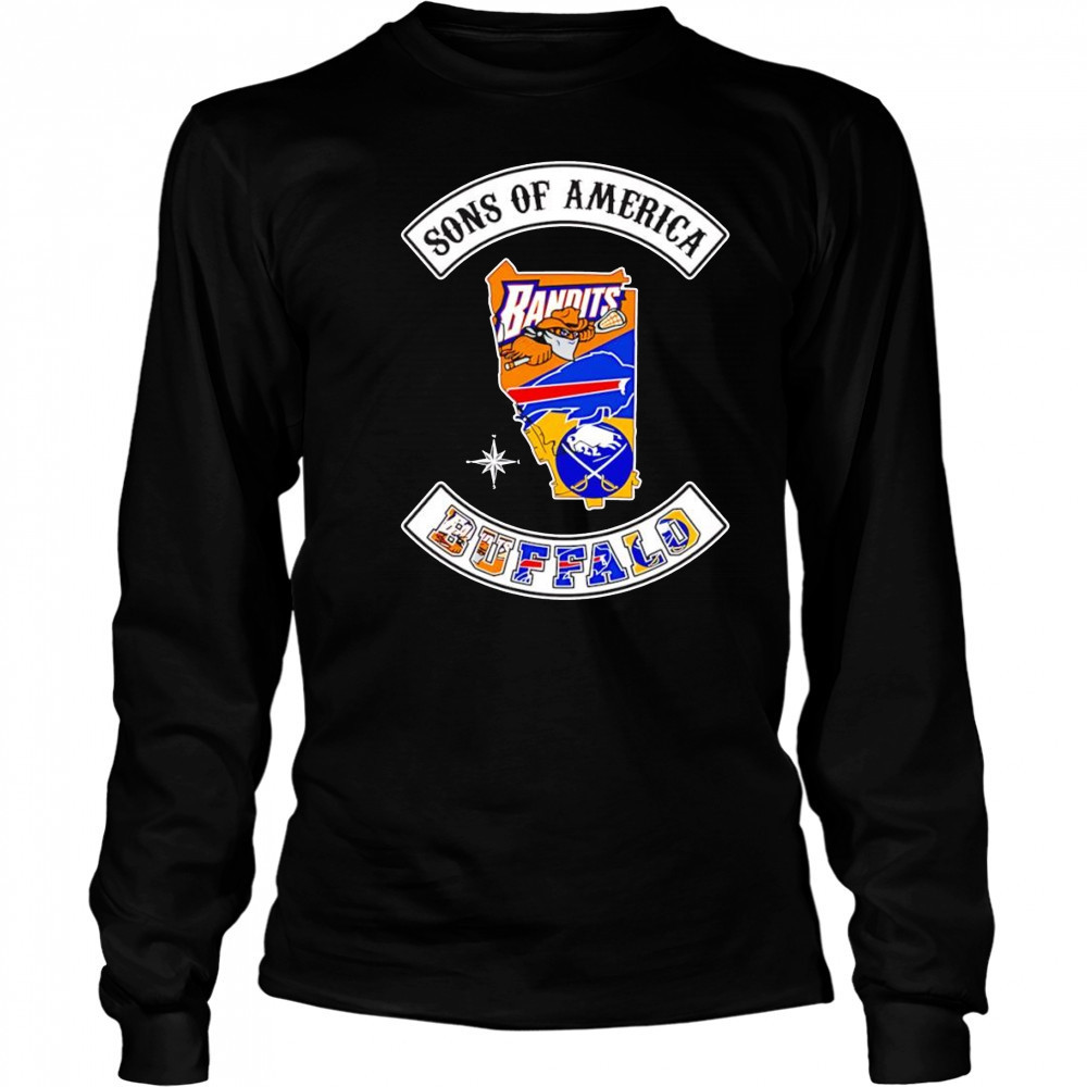 Sons of America Buffalo sports shirt Long Sleeved