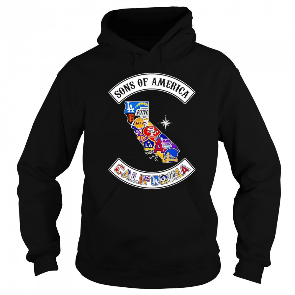 Sons of America California sports shirt Hoodie