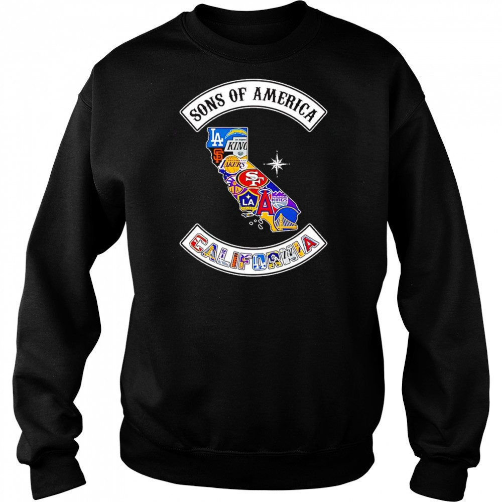 Sons of America California sports shirt Sweatshirt